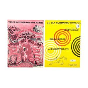 Vintage Annie Get Your Gun Sheet Music Berlin 1946 Lot Of 2 No Business Wedding